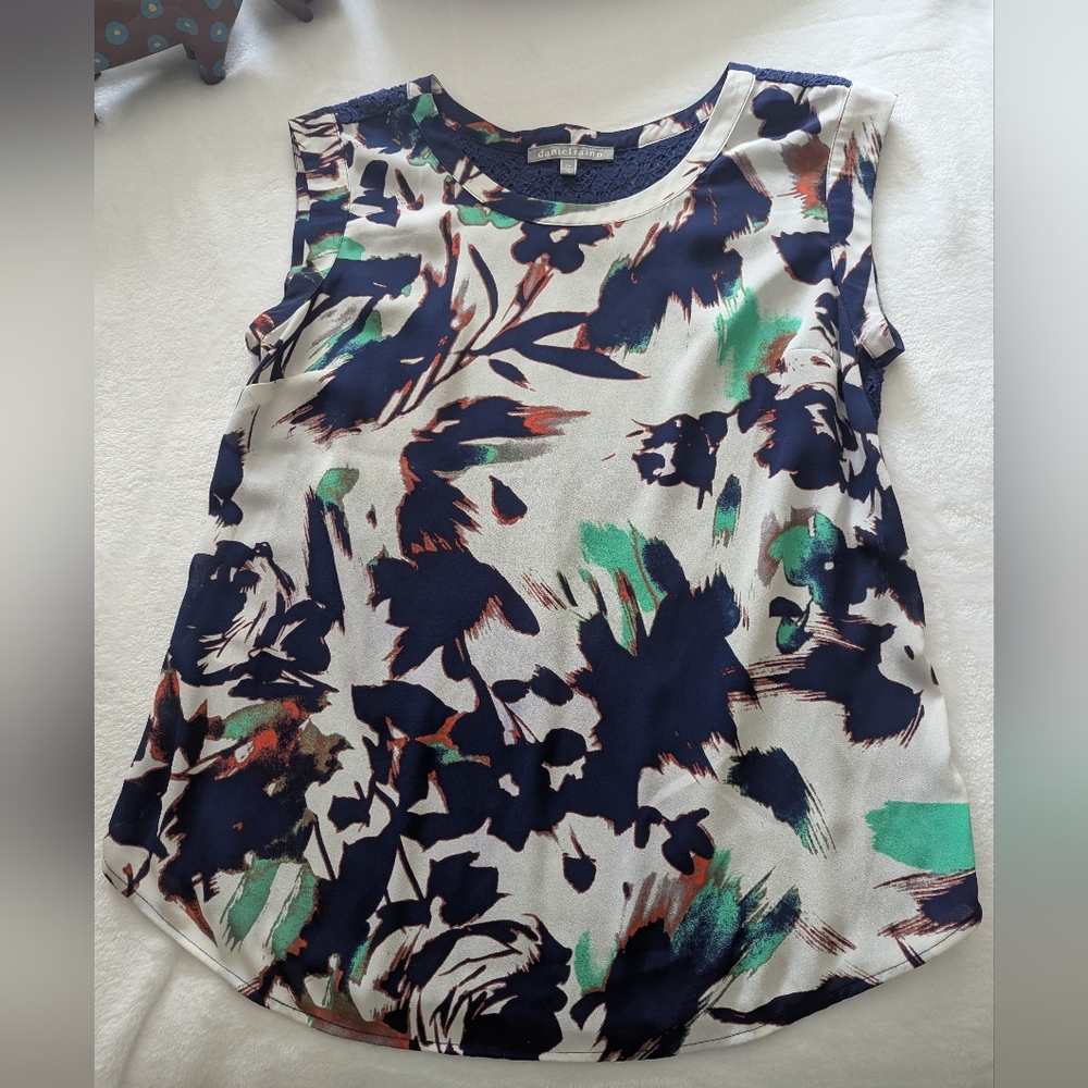 Floral Sleeveless Top - Multicolor